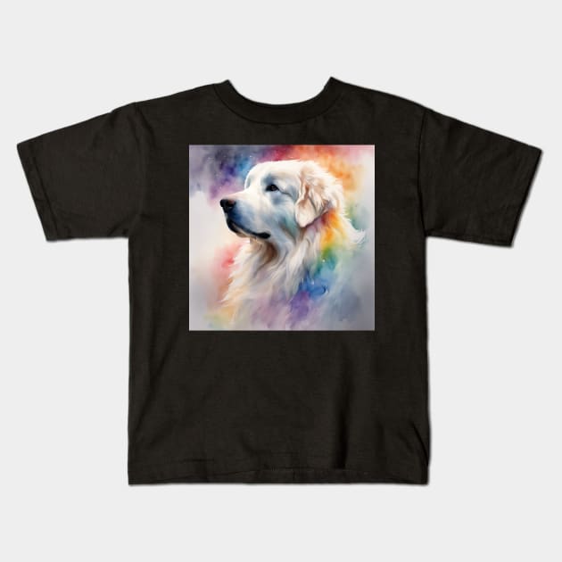 Great Pyrenees Kids T-Shirt by KayBeeTees